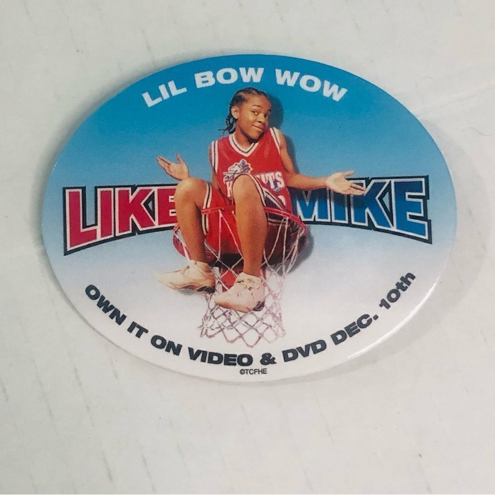 Like Mike Lil Bow Wow Promo Promotional Pin Pinback video movie collectible DVD